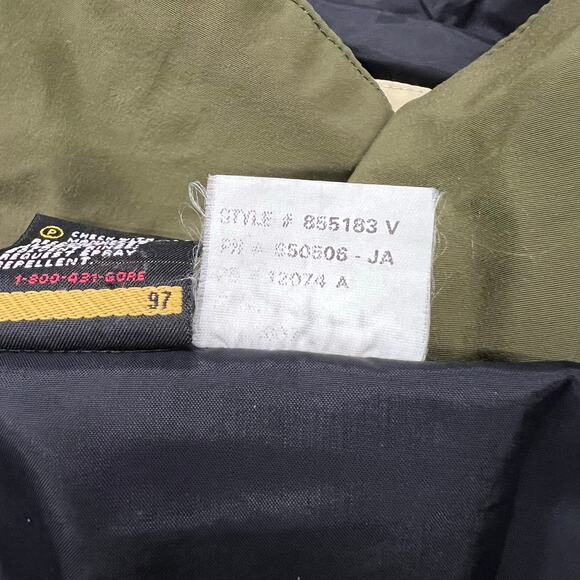 Vintage Orvis Fly Fishing Field Gore Tex Jacket Hooded Tan M Gorpcore Outdoors - Picture 7 of 16